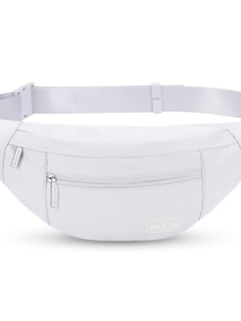Large Water-Resistant Crossbody Fanny Pack with 4-Zipper Pockets for Travel